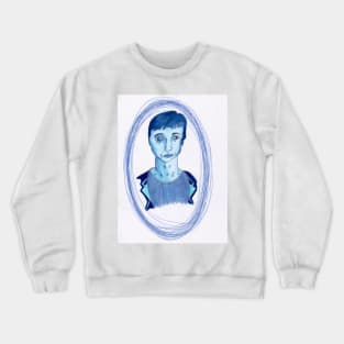 Disintegral in Blue Crewneck Sweatshirt